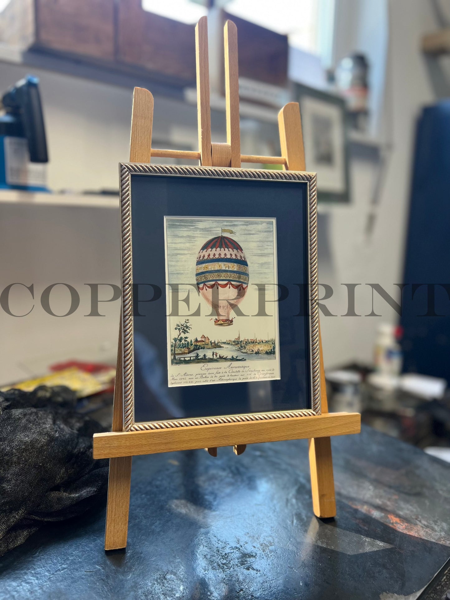 Rähmchen // Ballon // blau