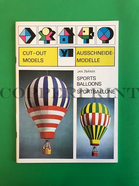 Ballon Ausschneidemodell Kunstdruck Tiefdruck