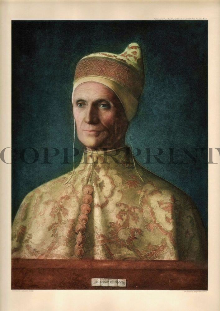 Portrait von Leonardo Loredan Kunstdruck Tiefdruck