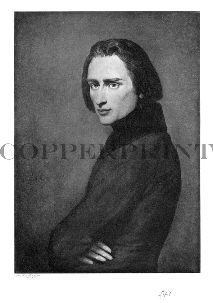 Franz Liszt, jung