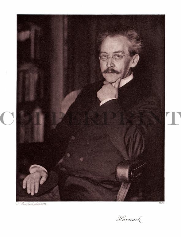 Portrait von Harnach sitzend Kunstdruck Tiefdruck