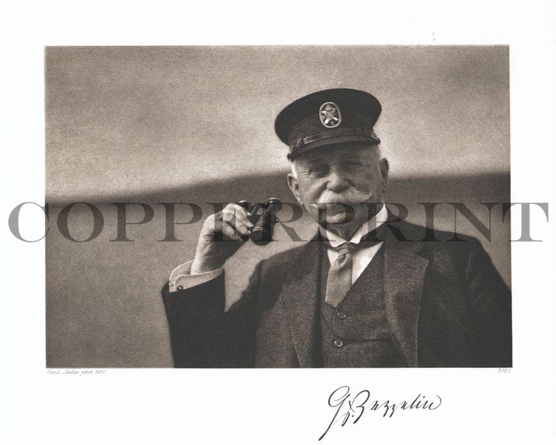 Portrait von Ferdinand von Zeppelin Kunstdruck Tiefdruck
