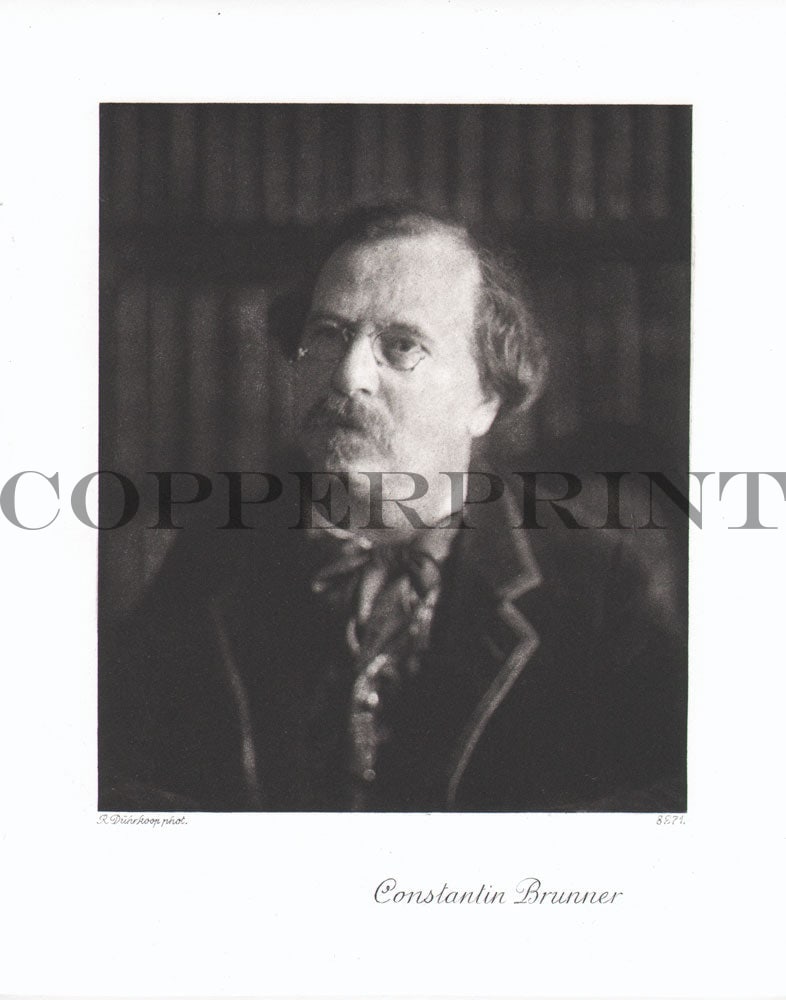 Portrait von Constantin Brunner Kunstdruck Tiefdruck