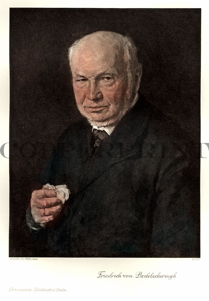 Portrait von Friedrich von Bodelschwingh Kunstdruck Tiefdruck