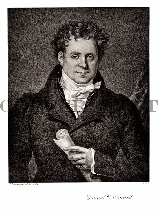 Portrait von Daniel O'Connell Kunstdruck Tiefdruck