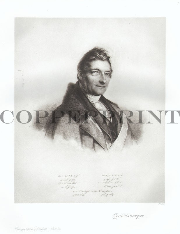 Portrait Franz Xaver Babelsberger Kunstdruck Tiefdruck