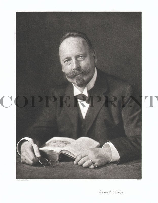 Portrait von Ernst Zahn Kunstdruck Tiefdruck