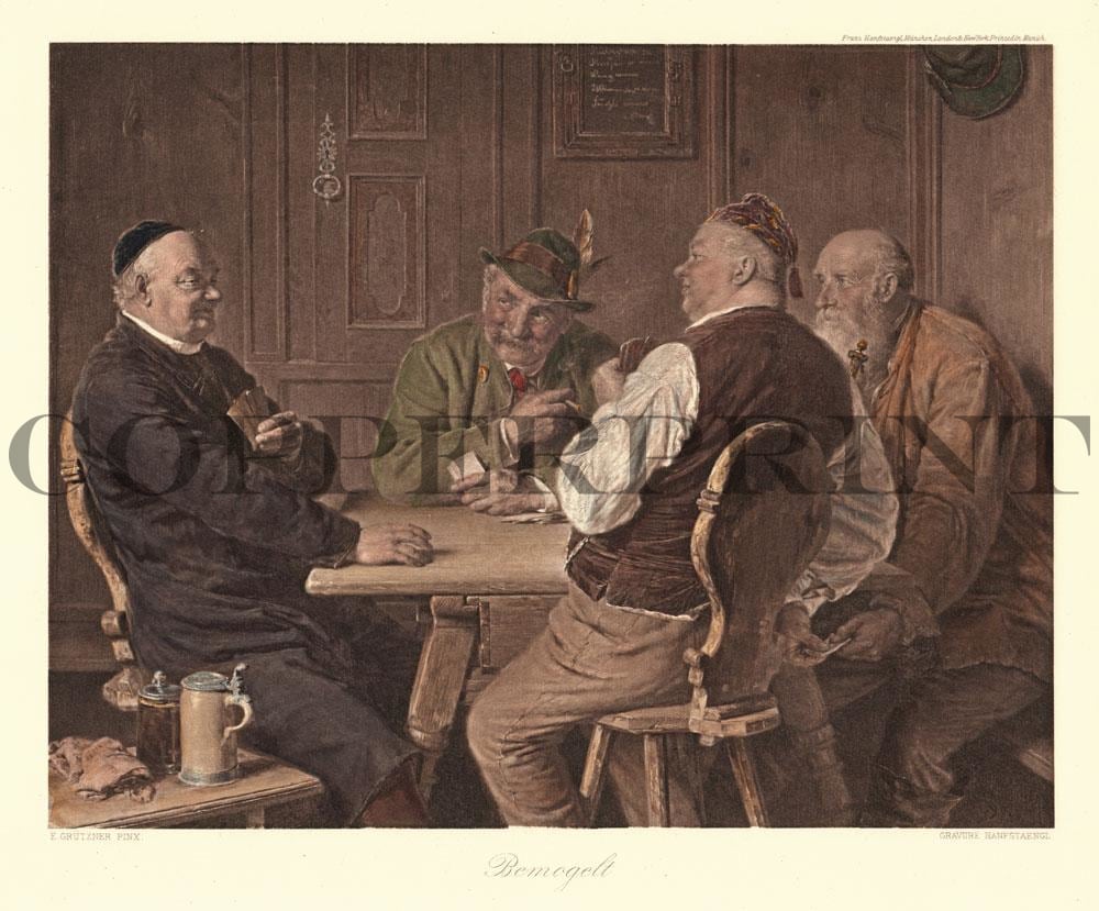 Genrebild, Kartenspiel