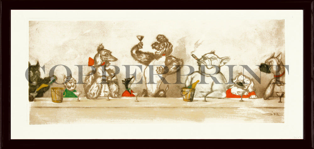 Hundehumor, Au Bar, in der Bar