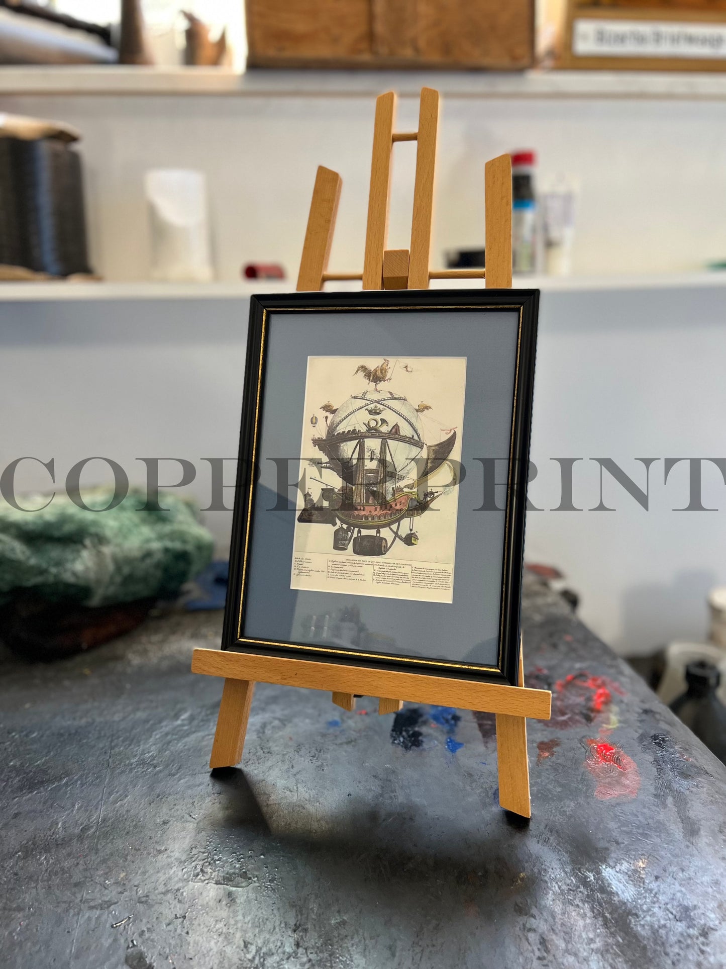 Rähmchen // Ballon // blau