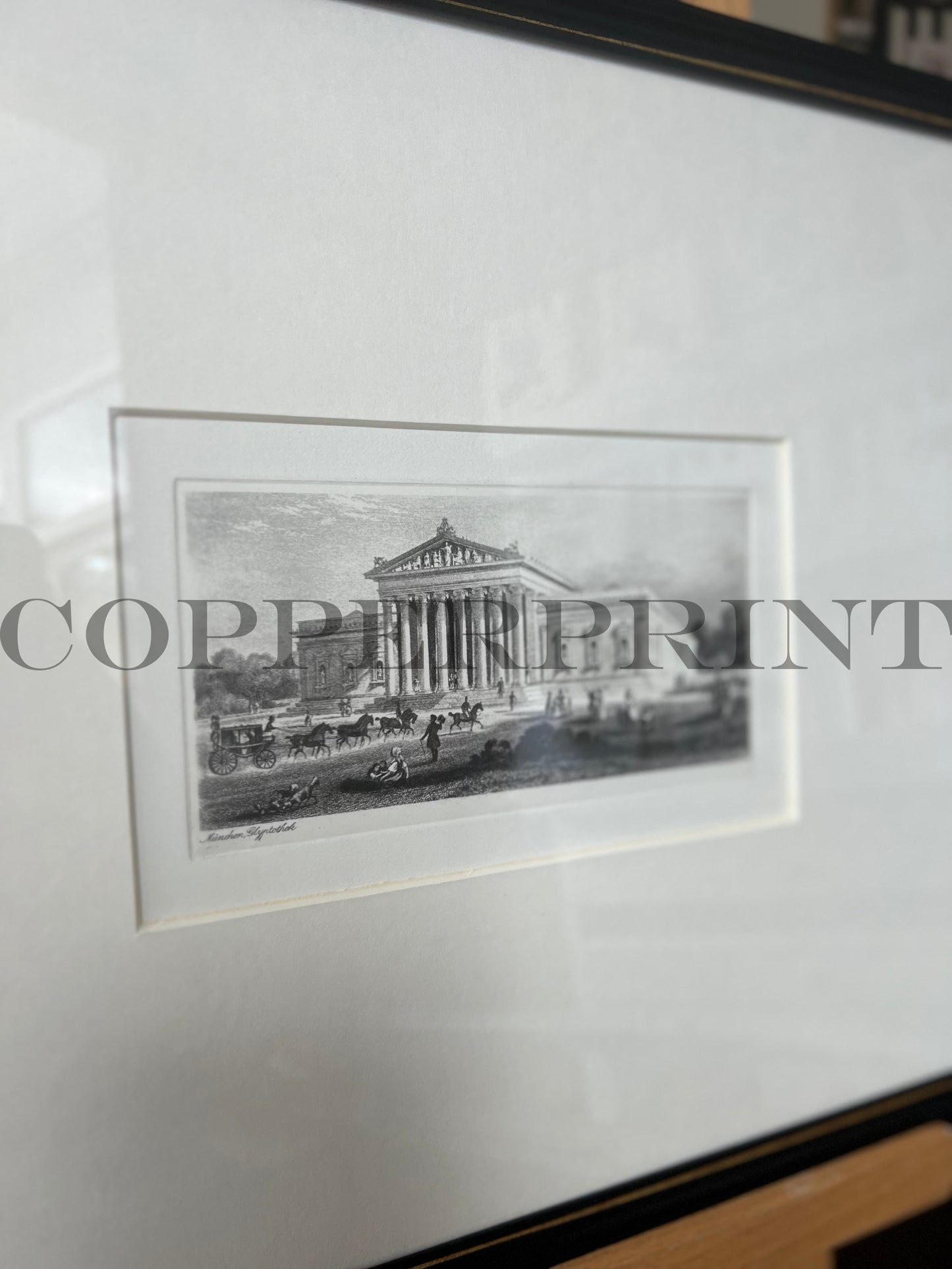 München, Glyptothek gerahmt