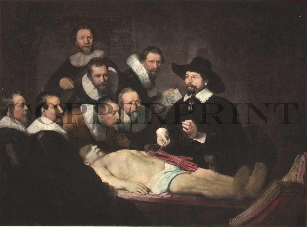 Anatomie des Dr. Tulp - Rembrandt van Rijn