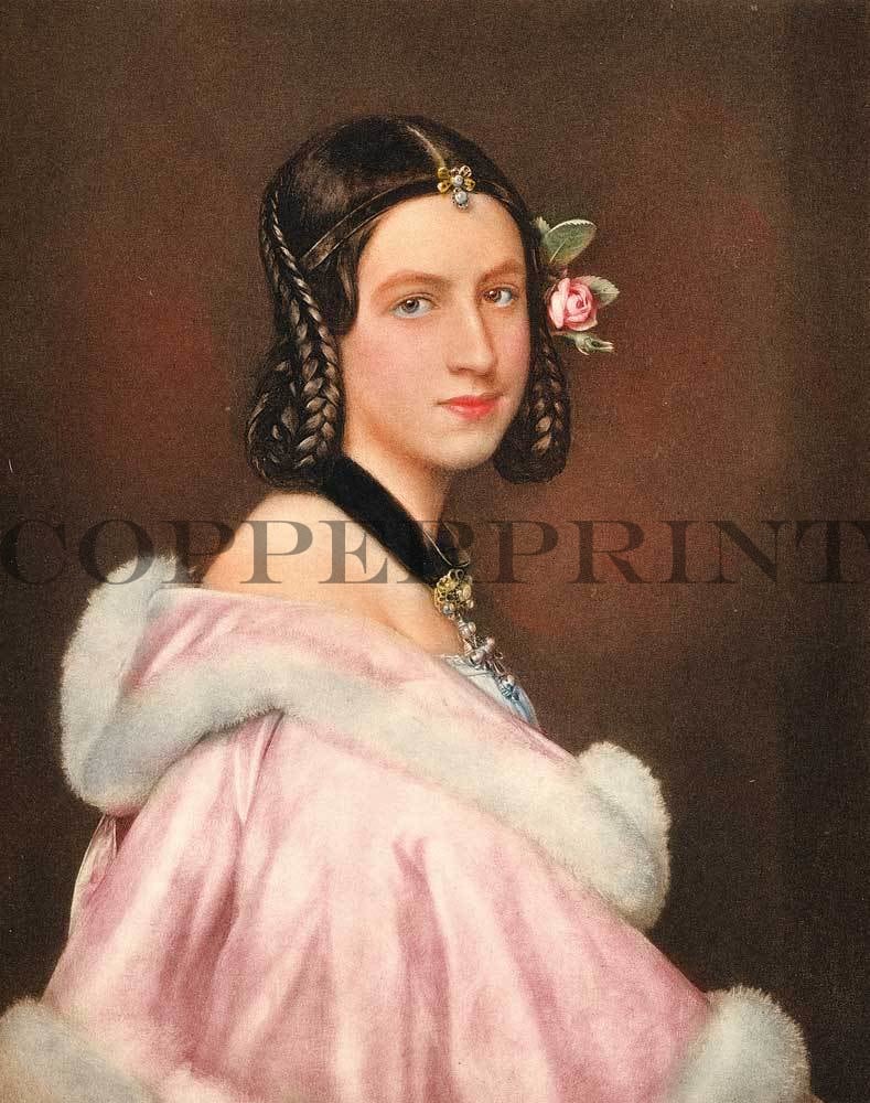 Portrait von Jane Erskine Kunstdruck Tiefdruck