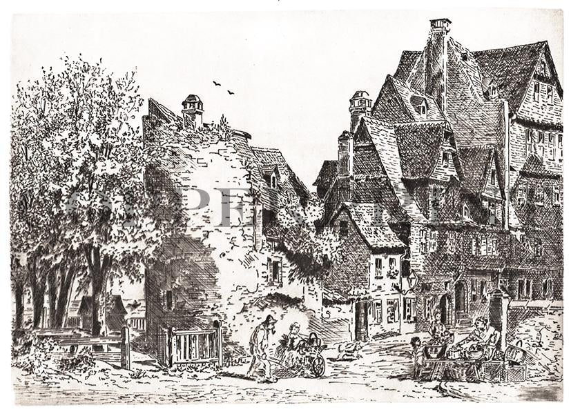 Genrebild, Hochzeitsreise, schwarzweiß