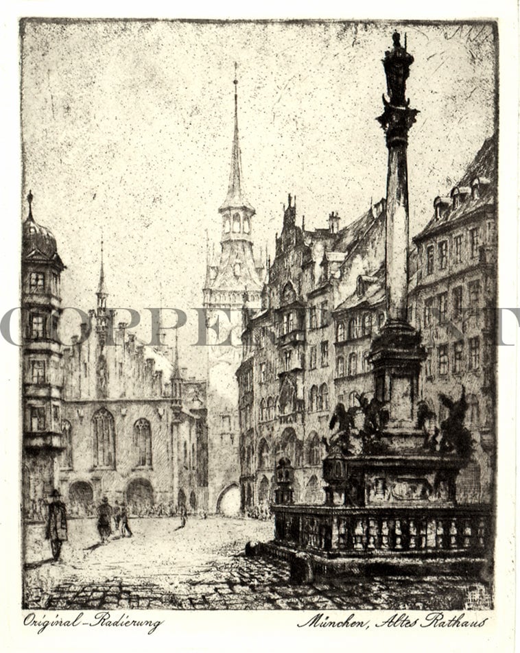 München, Marienplatz/Mariensäule