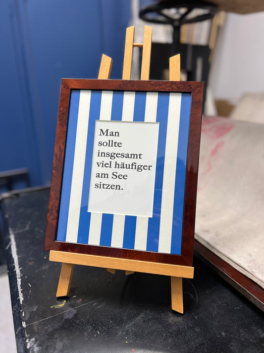 See Liebe mit Streifen