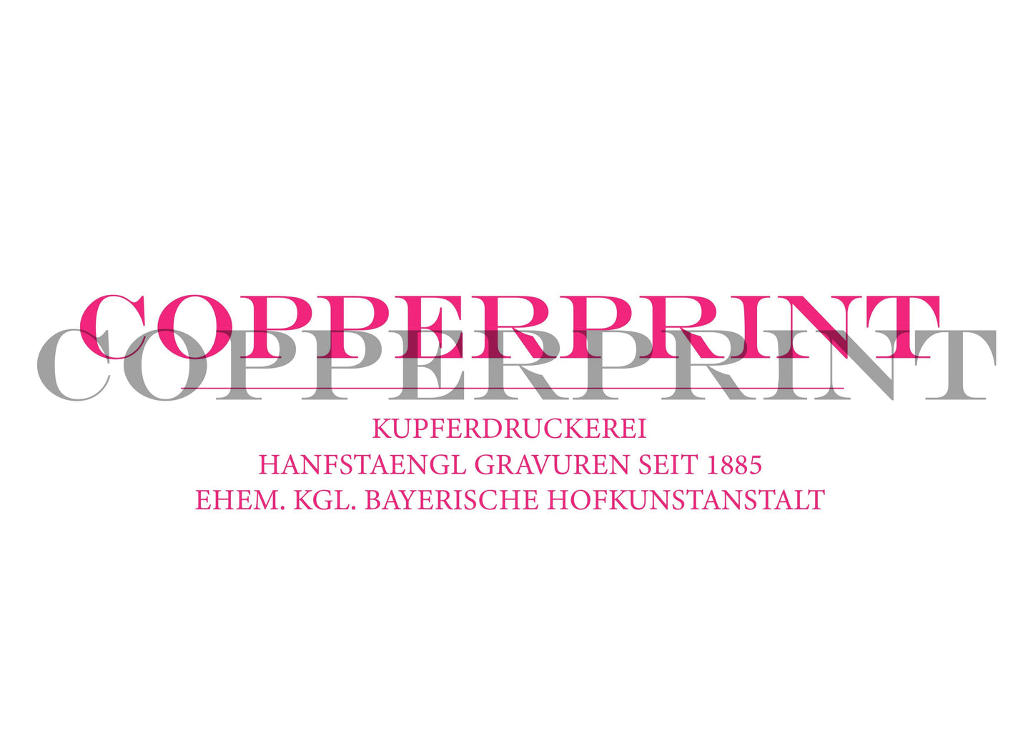 Gutschein gerahmter Kupferdruck