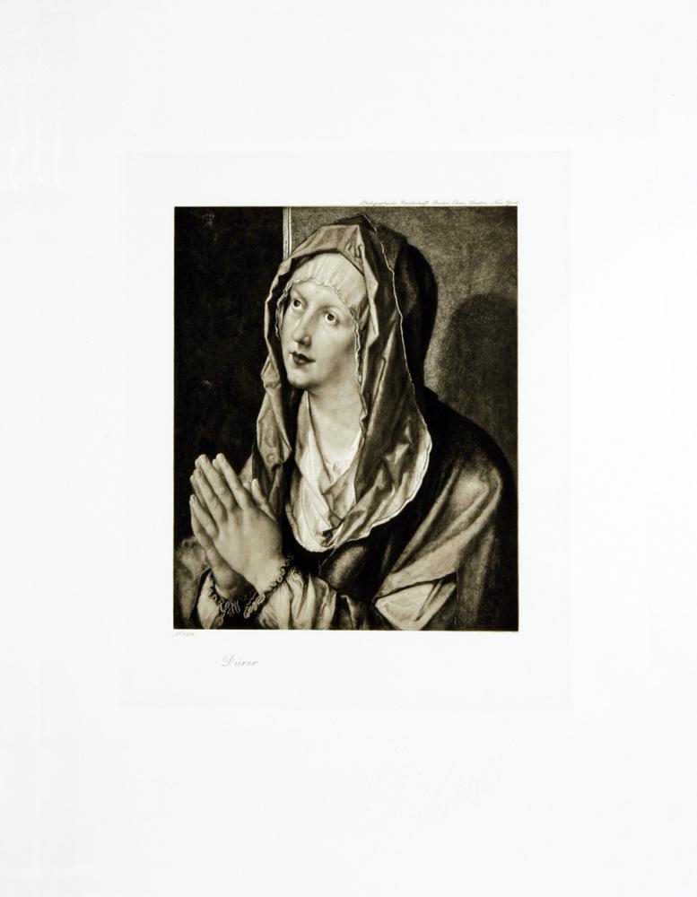 Portrait von Madonna Kunstdruck Tiefdruck