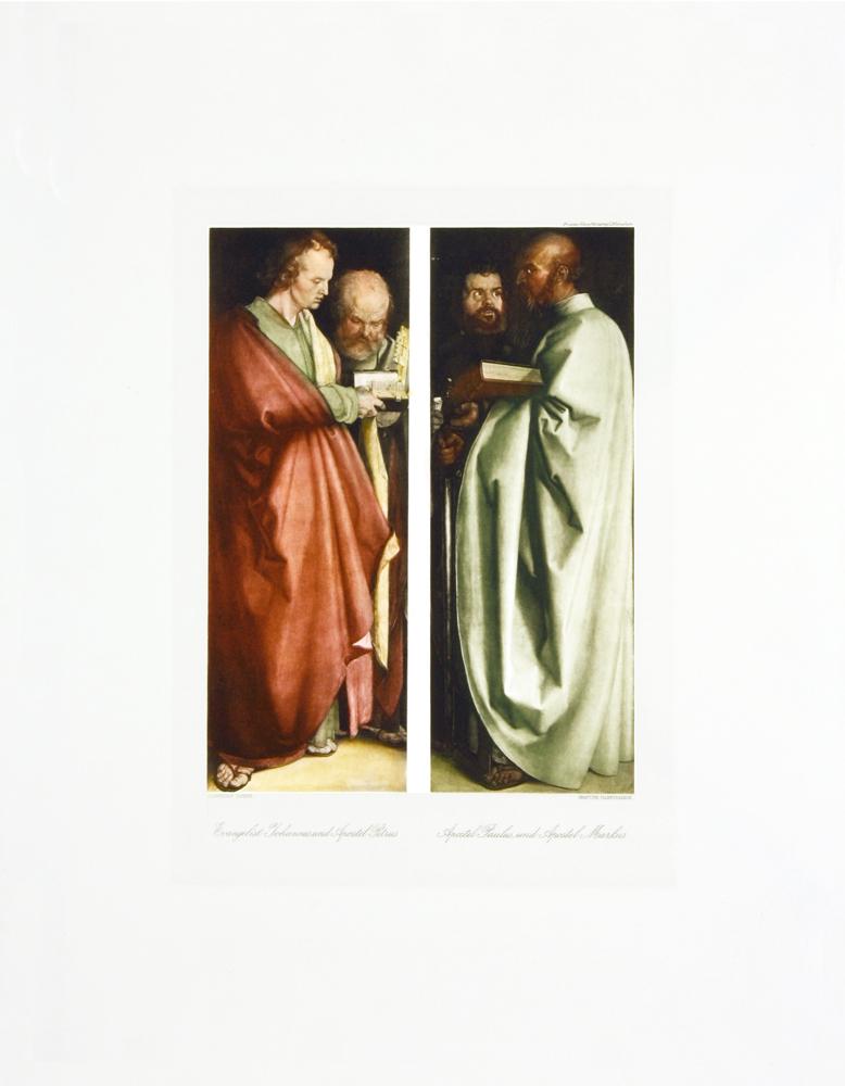 Evangelist und Apostel von Dürer Kunstdruck Tiefdruck