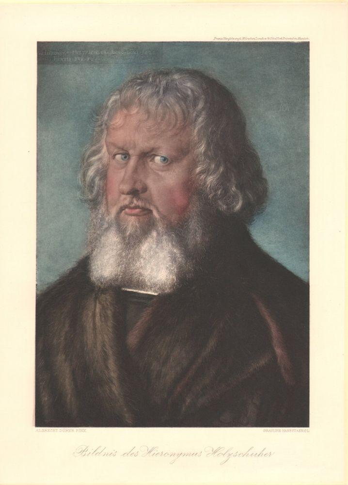 Portrait von Hieronymus Holzschuher Kunstdruck Tiefdruck