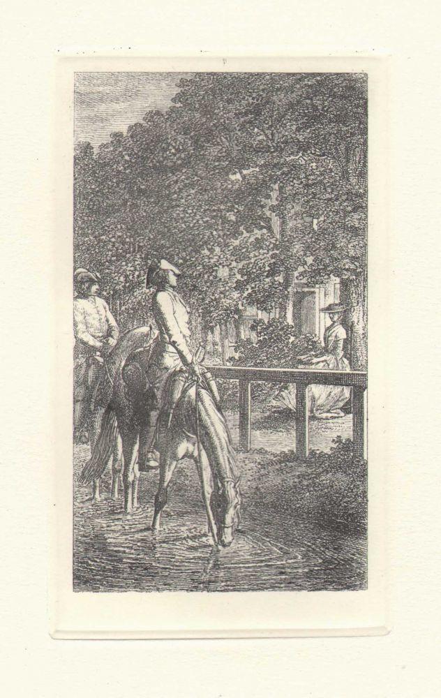 Männer auf Pferden Kunstdruck Tiefdruck