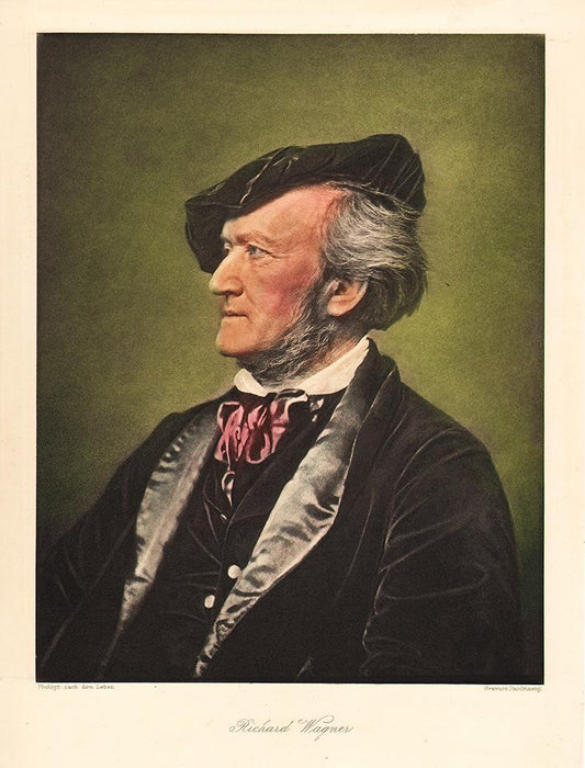 Portrait von Richard Wagner Kunstdruck Tiefdruck