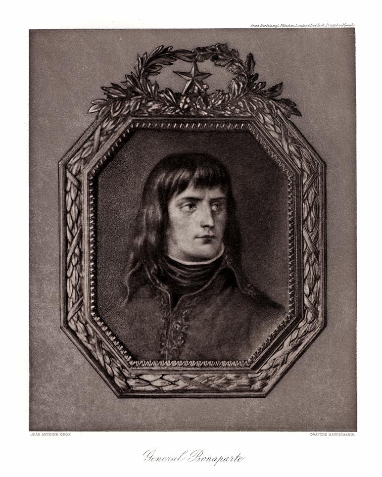 Portrait von General Bonaparte Kunstdruck Tiefdruck