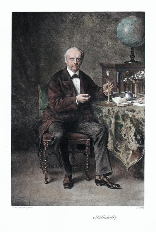 Portrait von Hermann von Helmholtz Kunstdruck Tiefdruck