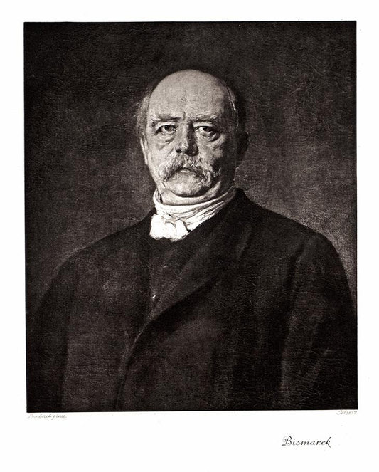 Portrait von Otto von Bismarck Kunstdruck Tiefdruck