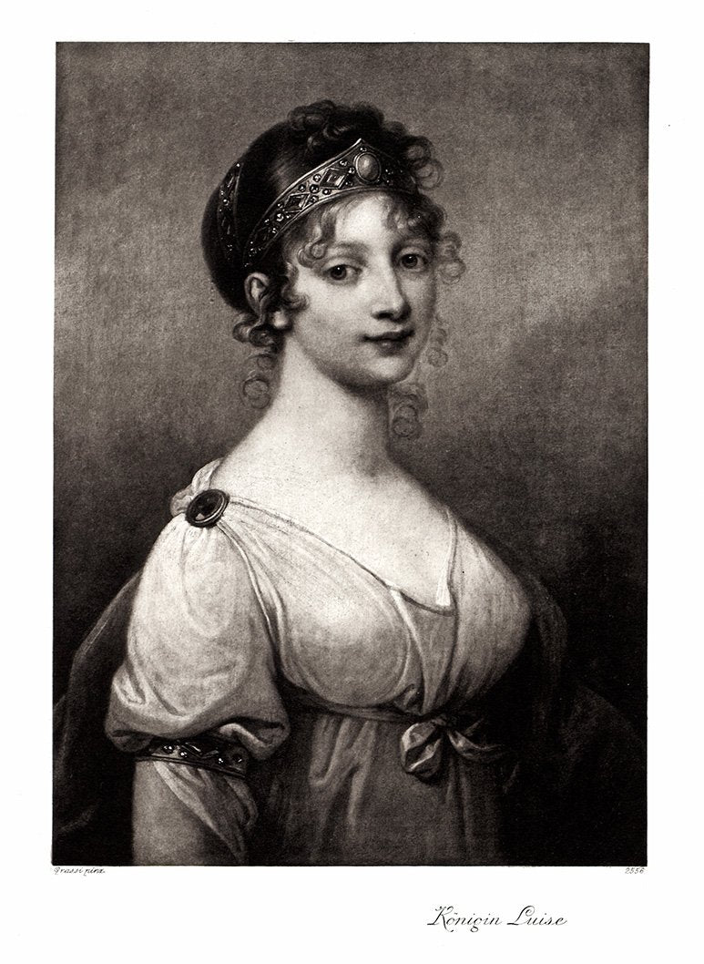 Portrait von Luise von Preußen Kunstdruck Tiefdruck