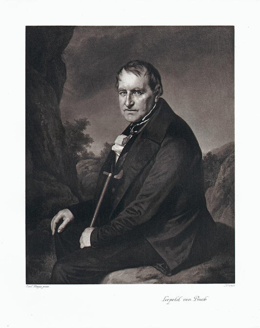 Portrait von Leopold von Buch Kunstdruck Tiefdruck