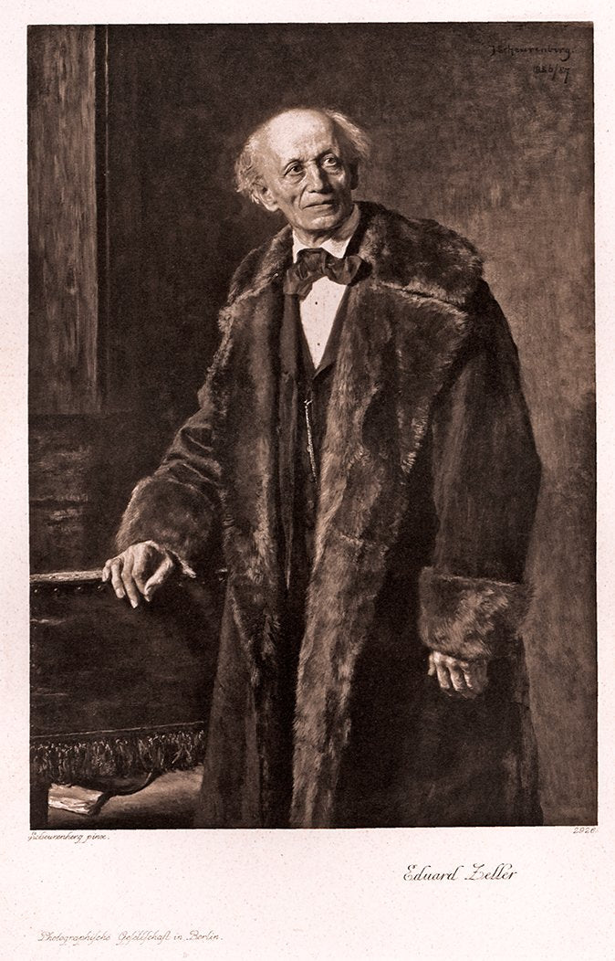 Portrait von Eduard Zeller Kunstdruck Tiefdruck