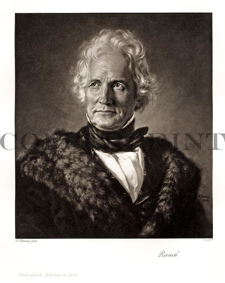 Portrait von Rauch Kunstdruck Tiefdruck