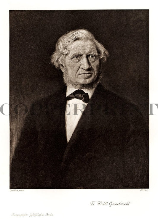 Portrait von Giesebrecht Kunstdruck Tiefdruck