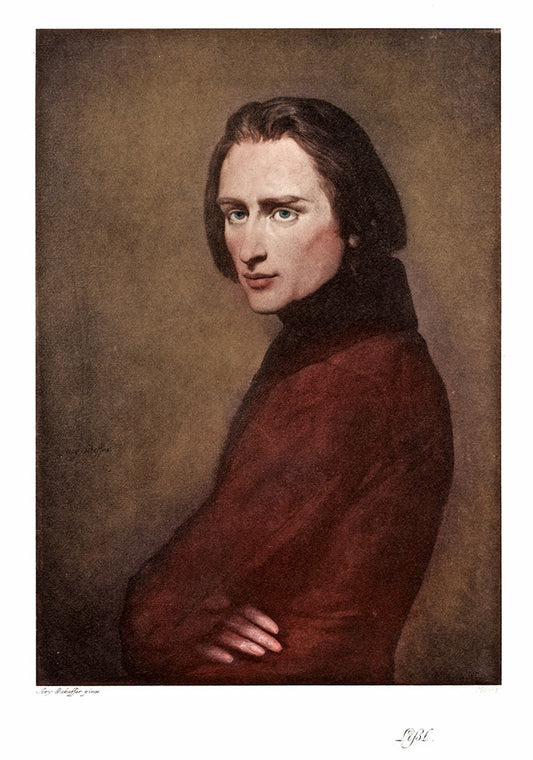 Franz Liszt, jung