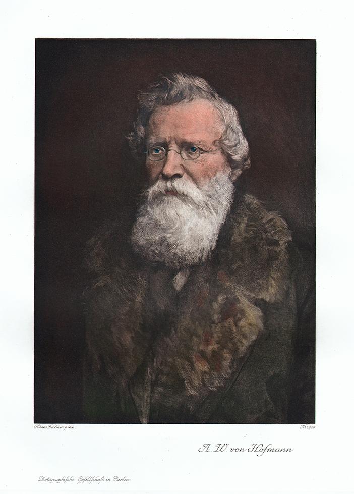 Portrait von August Wilhelm von Hofmann Kunstdruck Tiefdruck