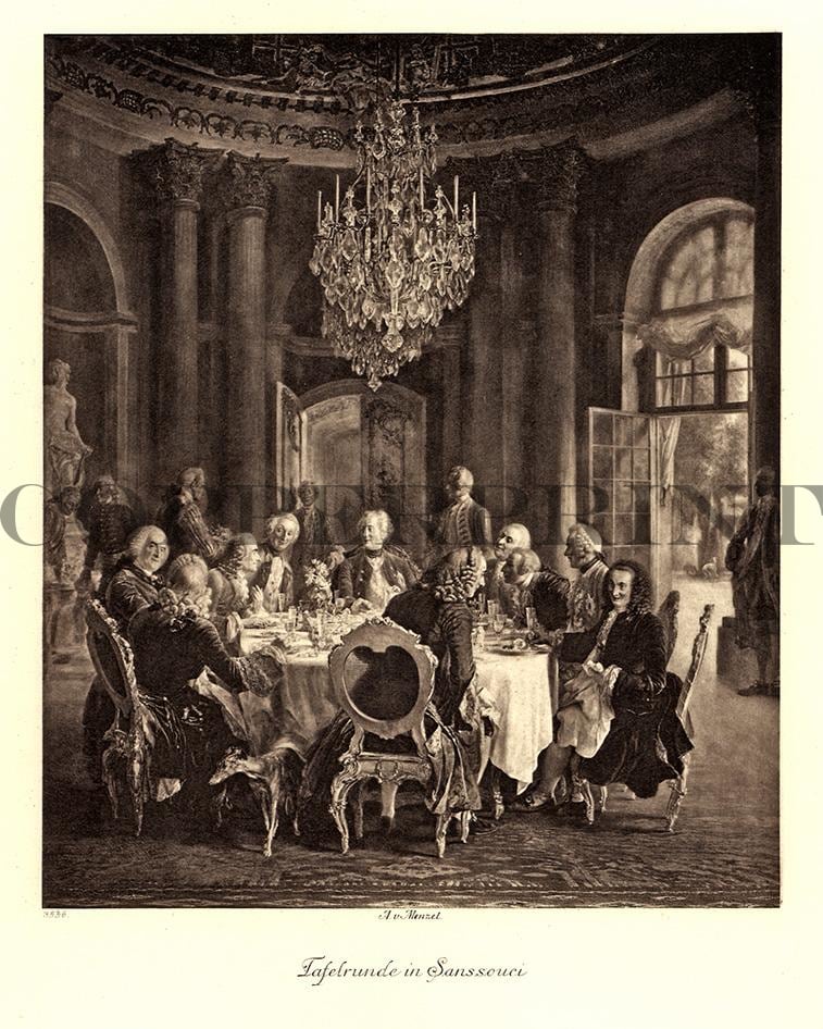 Tafelrunde in Sanssouci