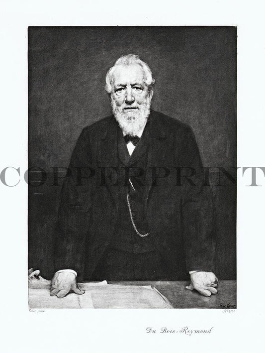 Portrait von Emil Heinrich du Bois - Reymond Kunstdruck Tiefdruck