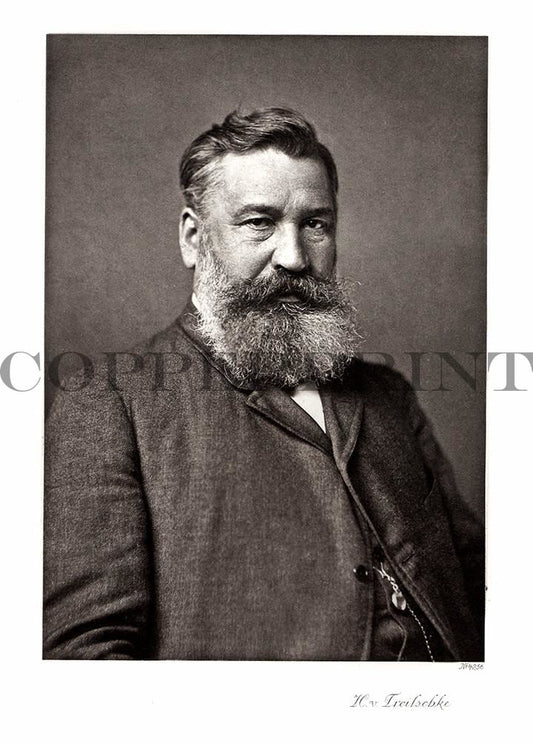 Portrait von H. von Treitschke Kunstdruck Tiefdruck