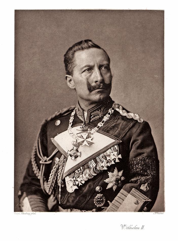Portrait von Wilhelm II Kunstdruck Tiefdruck
