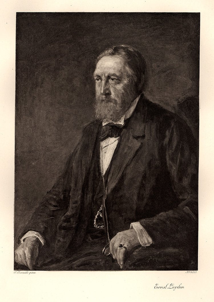 Portrait von Ernst Leyden Kunstdruck Tiefdruck