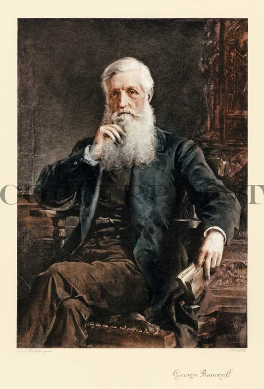 Portrait von George Bancroft Kunstdruck Tiefdruck