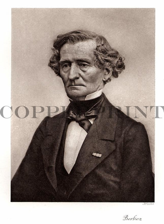 Portrait von Berlioz Kunstdruck Tiefdruck