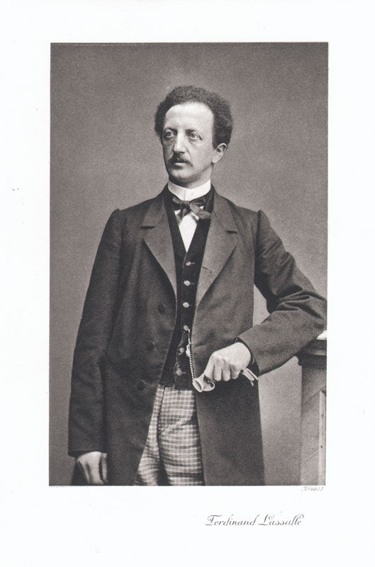 Portrait von Ferdinand Lassale Kunstdruck Tiefdruck