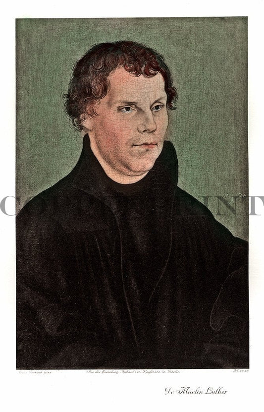 Portrait von Martin Luther Kunstdruck Tiefdruck
