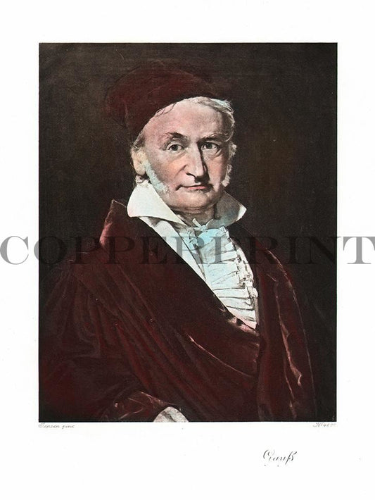 Portrait von Carl Friedrich Gauß Kunstdruck Tiefdruck