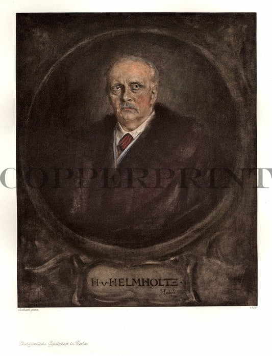 Portrait von Hermann von Helmholtz Kunstdruck Tiefdruck