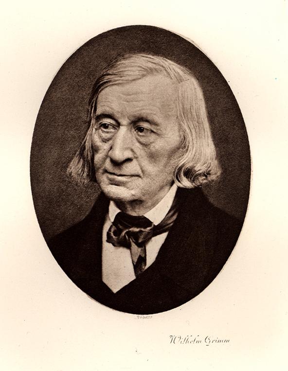 Portrait von Wilhelm Grimm Kunstdruck Tiefdruck
