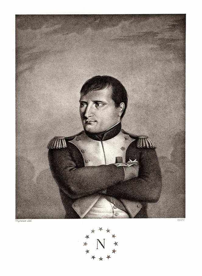 Portrait von Napoleon Kunstdruck Tiefdruck