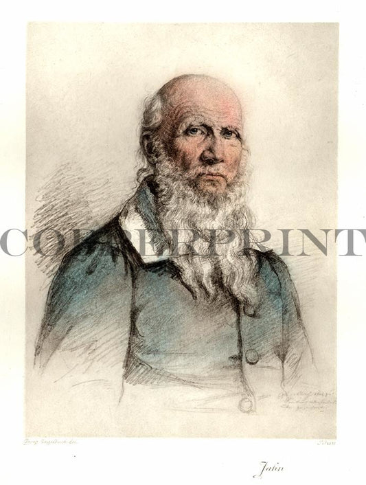 Portrait von Jahn Kunstdruck Tiefdruck